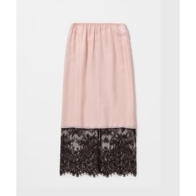 アダムエロペ（ADAM ET ROPE’）/【EMOELLE】キュプラレースイージースカート