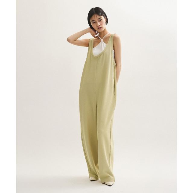 アダムエトロペ　【サステナブル】Wフェイスジャージーセットロンパース ADAM ET ROPE'｜【サステナブル】Wフェイスジャージーセット