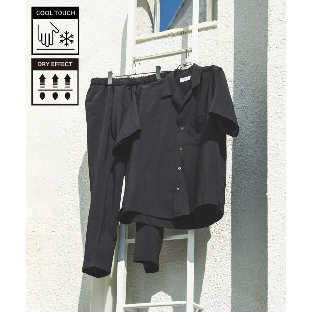 アダムエロペ（ADAM ET ROPE’）/【RIRANCHA】サマーセットアップ / オープンカラーシャツ & スラックス / イージーケア