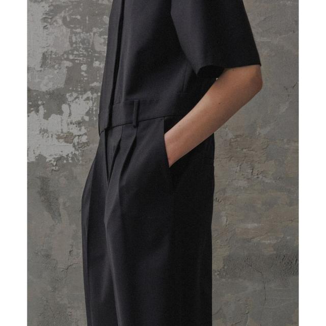 アダムエロペ　EMOELLE スリーブレスオールインワン　ブラック　新品 EMOELLE(エモエレ) / 【EMOELLE】スリーブレスオールインワン