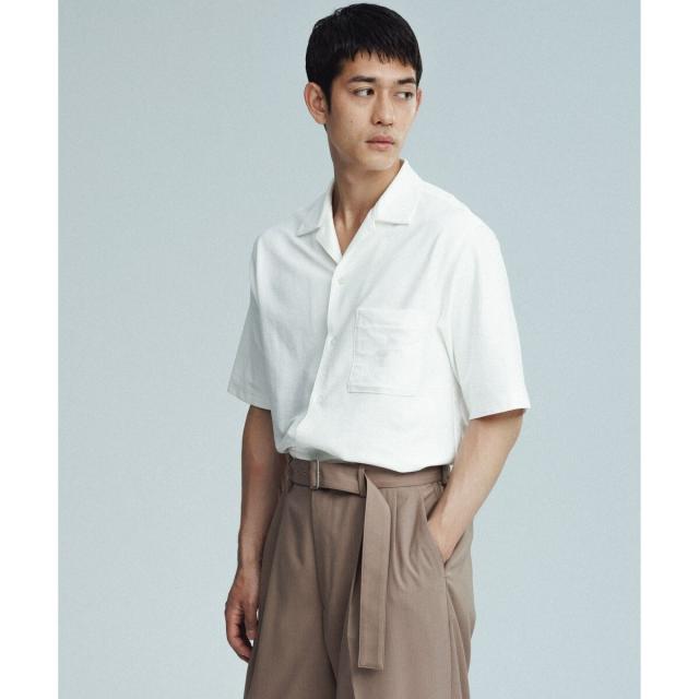 アダムエロペ（ADAM ET ROPE’）/ 接触冷感【MINUS】オープンカラー シャツ_5