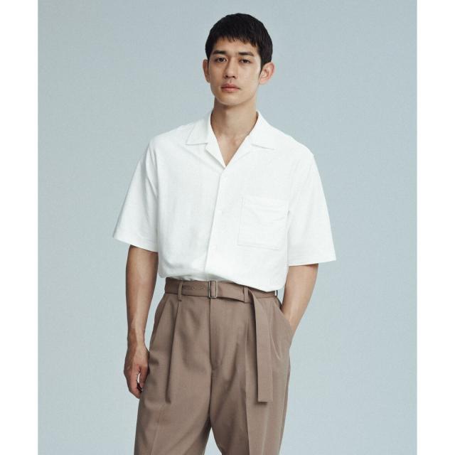 アダムエロペ（ADAM ET ROPE’）/ 接触冷感【MINUS】オープンカラー シャツ_6