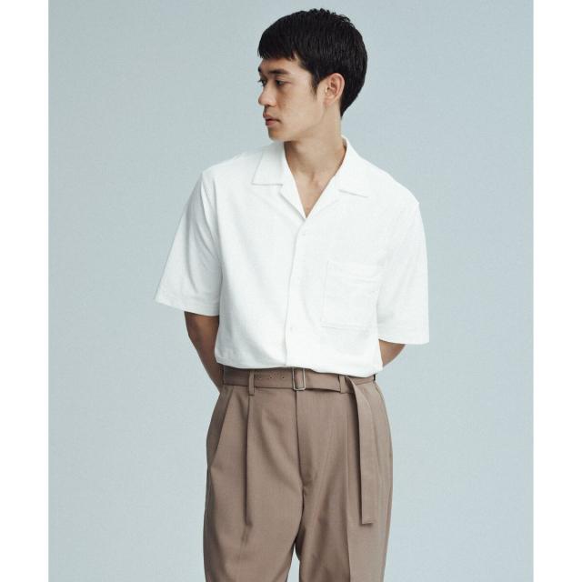 アダムエロペ（ADAM ET ROPE’）/ 接触冷感【MINUS】オープンカラー シャツ_7