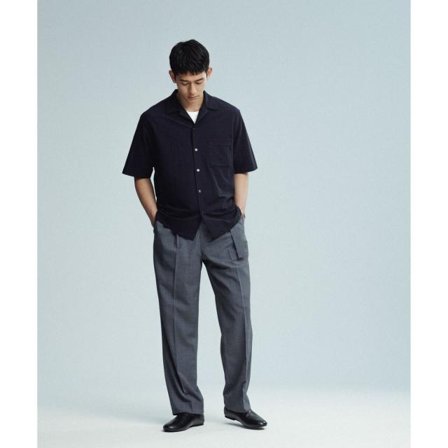 アダムエロペ（ADAM ET ROPE’）/ 接触冷感【MINUS】オープンカラー シャツ_9