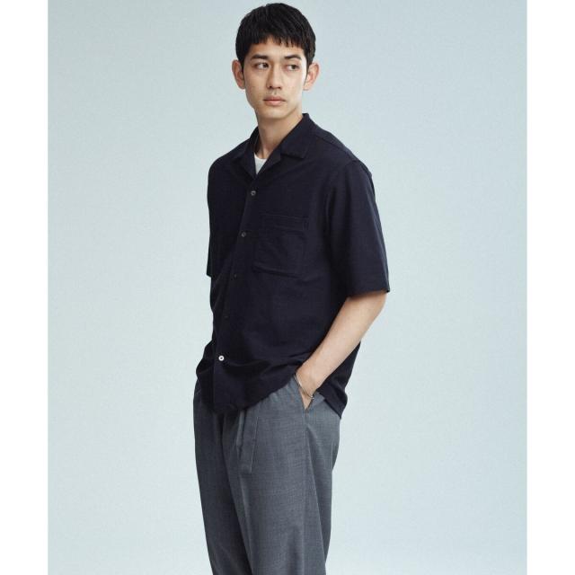 アダムエロペ（ADAM ET ROPE’）/ 接触冷感【MINUS】オープンカラー シャツ_11