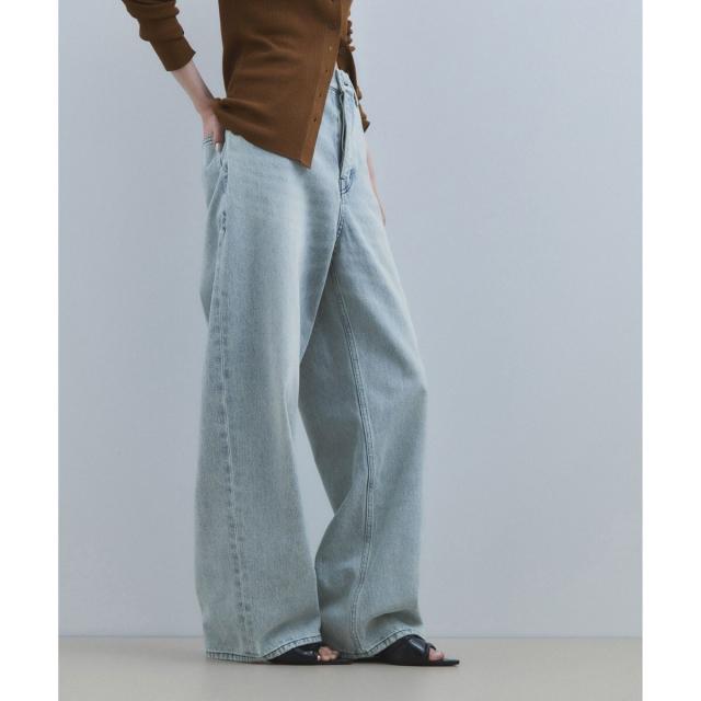 アダムエロペ（ADAM ET ROPE’）/【WEB限定】ワイドストレートデニムパンツ