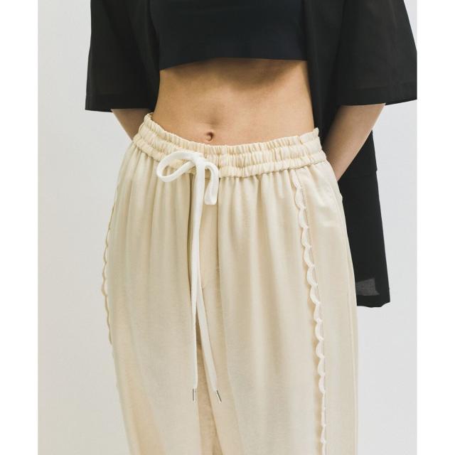 サイドレーストラックパンツ　アダムエロペ ADAM ET ROPE'｜サイドレーストラックパンツ | Rakuten Fashion