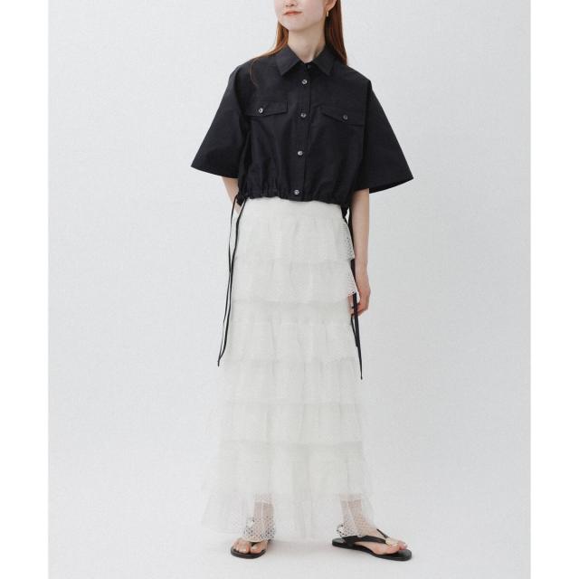 アダムエロペ（ADAM ET ROPE'）/シアーフリルスカートの通販はau PAY