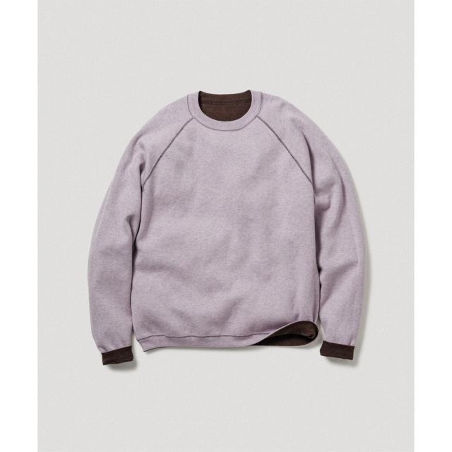 アダムエロペ（ADAM ET ROPE’）/《リバーシブル》カシミヤブレンド ニットプルオーバー