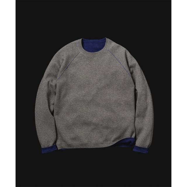 アダムエロペ（ADAM ET ROPE’）/《リバーシブル》カシミヤブレンド ニットプルオーバー