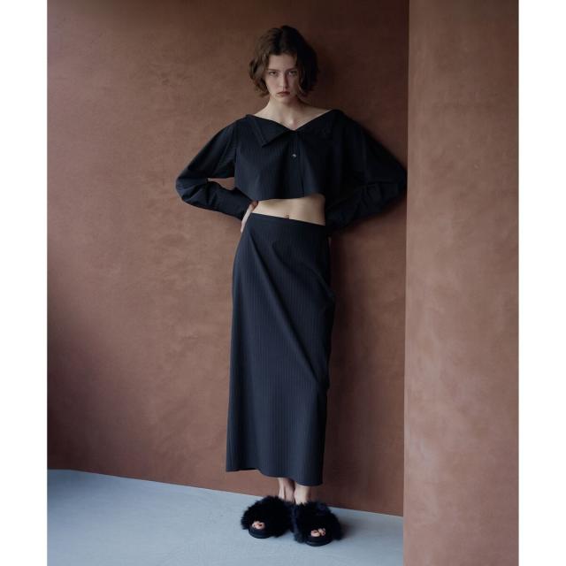 アダムエロペ（ADAM ET ROPE’）/【一部WEB限定カラー】・【接触冷感】マルチWAYレイヤードシャツスカート