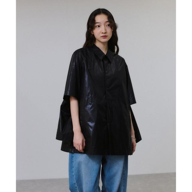 アダムエロペ（ADAM ET ROPE’）/2WAYスリーブコーティングシャツブルゾン