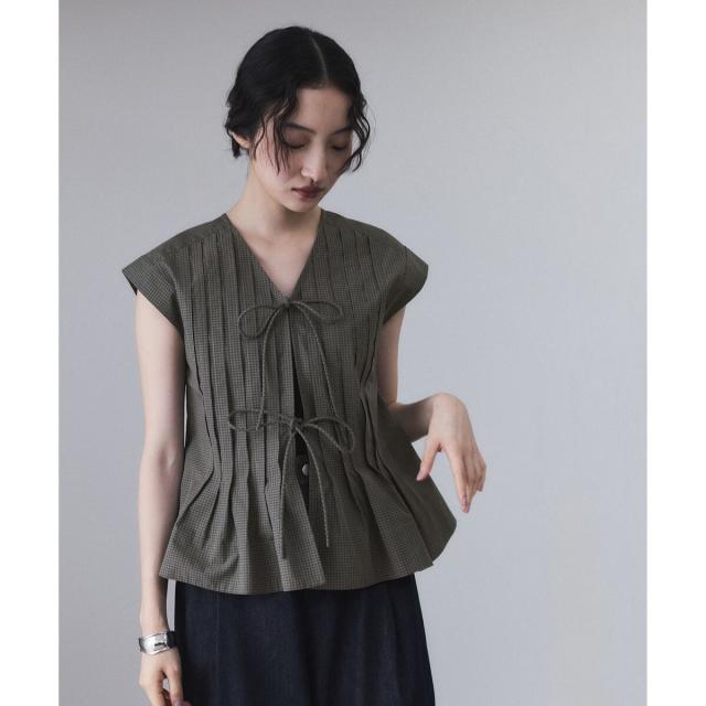 アダムエロペ（ADAM ET ROPE'）/【サステナブル】タックフレア