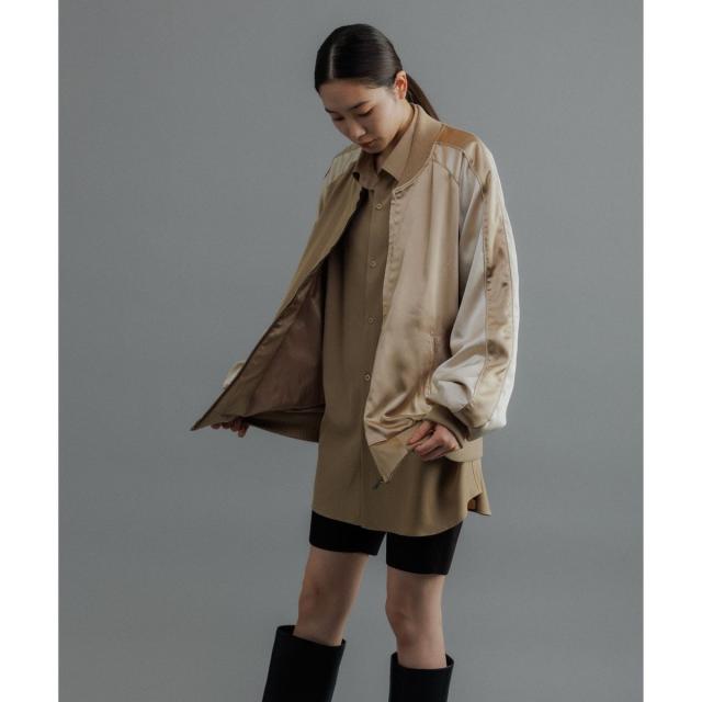 アダムエロペ（ADAM ET ROPE’）/【WEB限定】スカジャン ”EUPHORIA” 刺繍 ジャケット / ジップブルゾン / ロングシー