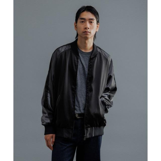 アダムエロペ（ADAM ET ROPE’）/【WEB限定】スカジャン ”EUPHORIA” 刺繍 ジャケット / ジップブルゾン / ロングシー