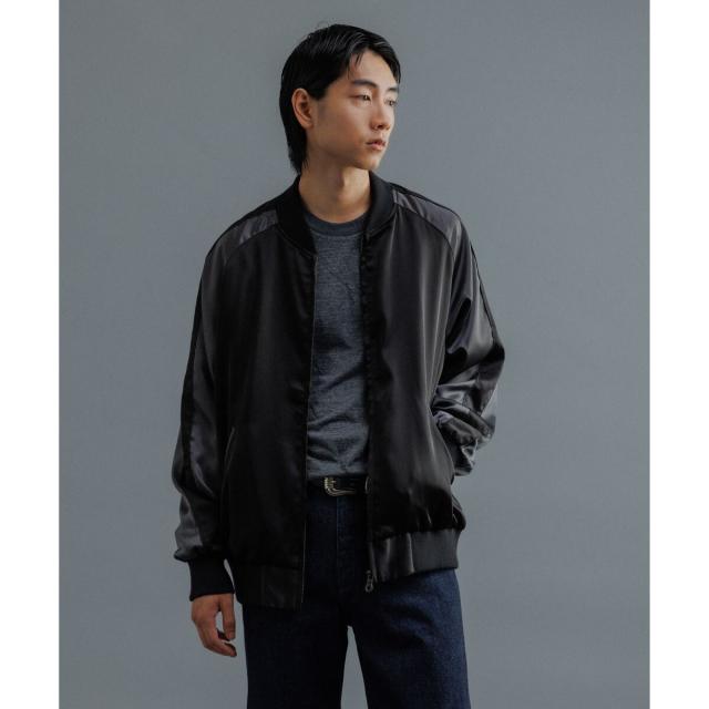 アダムエロペ（ADAM ET ROPE’）/【WEB限定】スカジャン ”EUPHORIA” 刺繍 ジャケット / ジップブルゾン / ロングシー