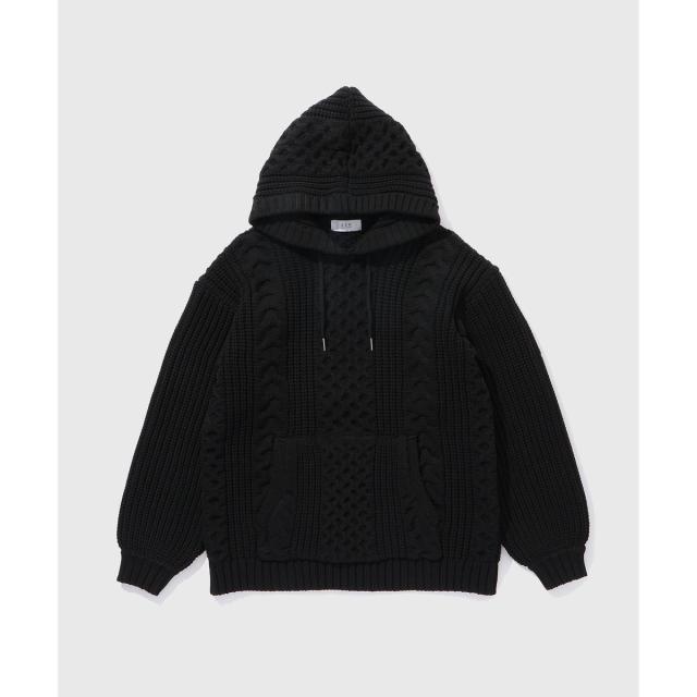 アダムエロペ（ADAM ET ROPE’）/【WEB限定】ボリュームケーブル ニット パーカー / ロングシーズン着用可能 / 超軽量 / ユニ_18