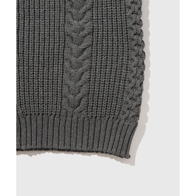 アダムエロペ（ADAM ET ROPE’）/【WEB限定】ボリューム ケーブル オーバーサイズ カーディガン / 超軽量 / ユニセックス
