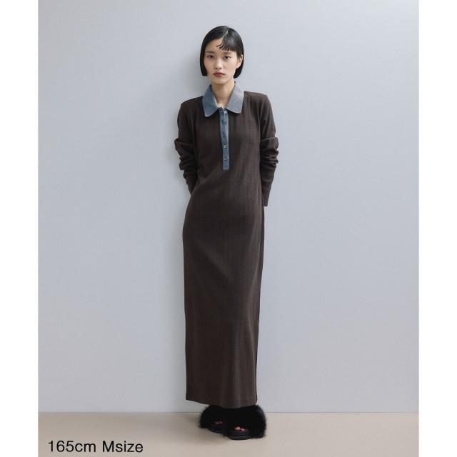 アダムエロペ（ADAM ET ROPE’）/【WEB限定】ポロシャツワンピース_8