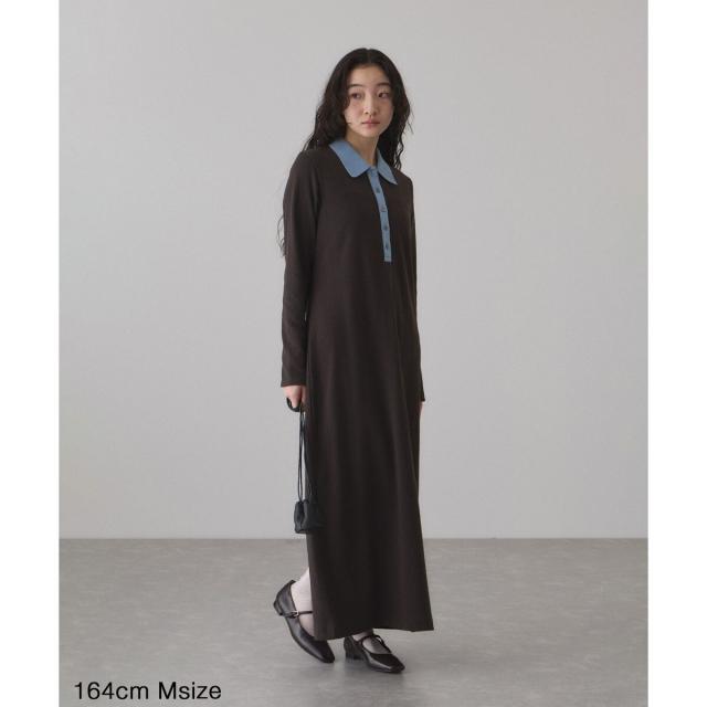 アダムエロペ（ADAM ET ROPE’）/【WEB限定】ポロシャツワンピース_9