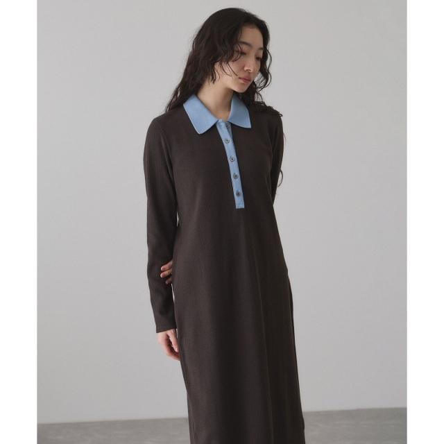 アダムエロペ（ADAM ET ROPE’）/【WEB限定】ポロシャツワンピース_18