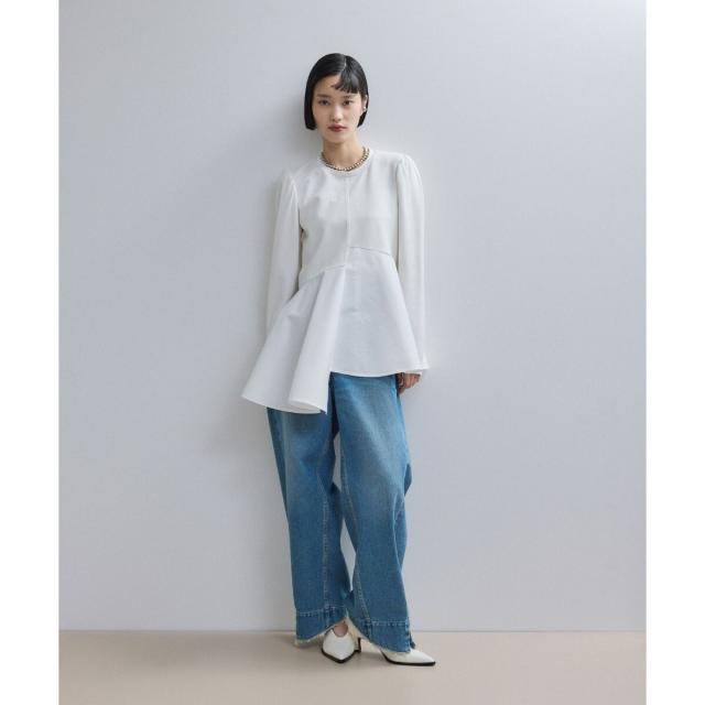 アダムエロペ（ADAM ET ROPE'）/【WEB限定】フリルペプラムロング