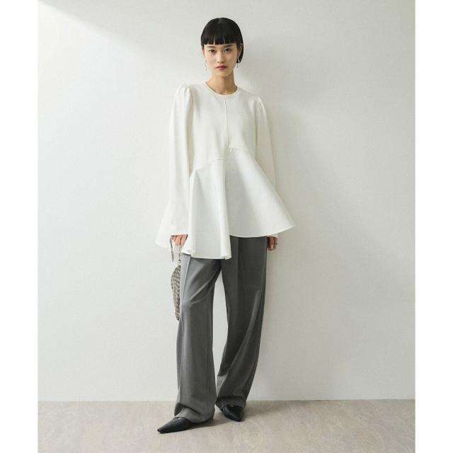 アダムエロペ（ADAM ET ROPE'）/【WEB限定】フリルペプラムロング