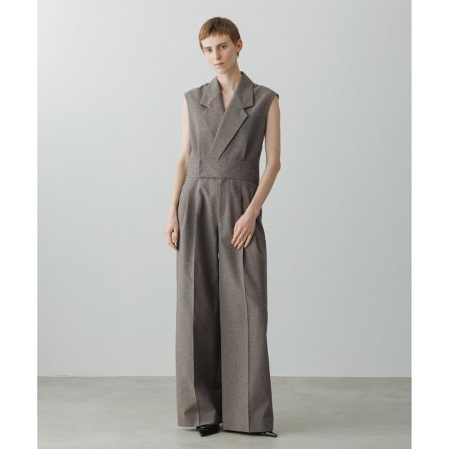 アダムエロペ（ADAM ET ROPE’）/【EMOELLE】スリーブレスオールインワン メランジ