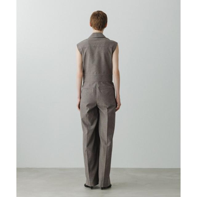 EMOELLE】アダムエロペスリーブレスオールインワン メランジ ADAM ET