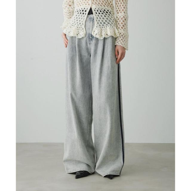アダムエロペ（ADAM ET ROPE’）/【EMOELLE】ドレスデニムパンツ