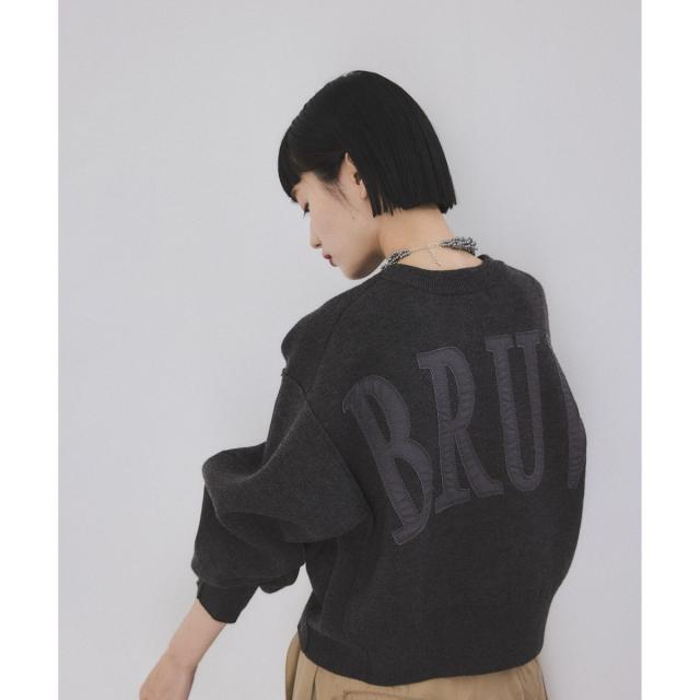 アダムエロペ（ADAM ET ROPE'）/【サステナブル】ロゴパッチスウェット