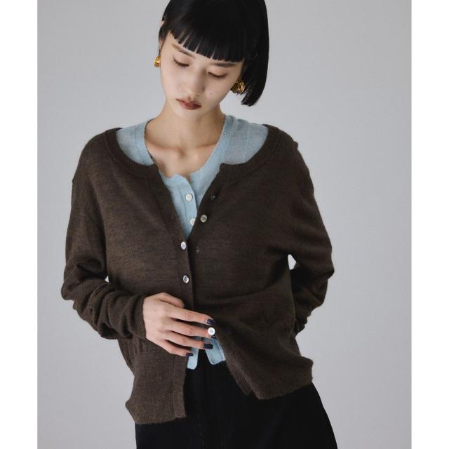 アダムエロペ（ADAM ET ROPE'）/モヘアミックスセットニット