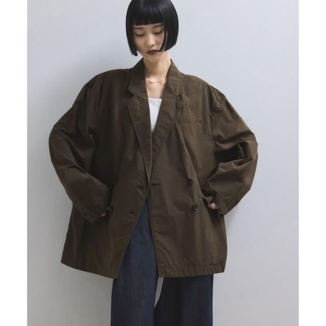 アダムエロペ（ADAM ET ROPE’）/【WEB限定】ダブルブレストシャツジャケット