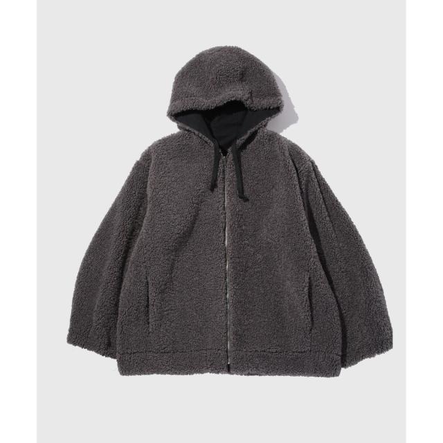 アダムエロペ（ADAM ET ROPE’）/【WEB限定】《リバーシブル》ダック×ボア フーデット ジャケット / ユニセックス