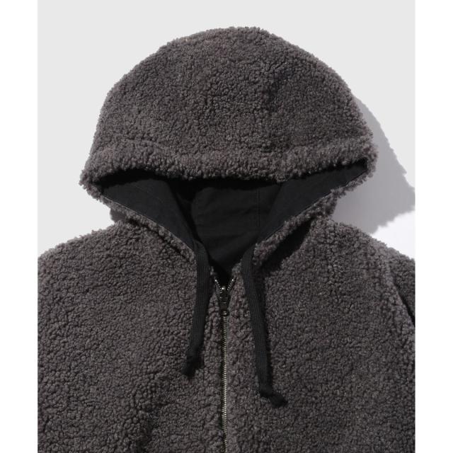 アダムエロペ（ADAM ET ROPE’）/【WEB限定】《リバーシブル》ダック×ボア フーデット ジャケット / ユニセックス