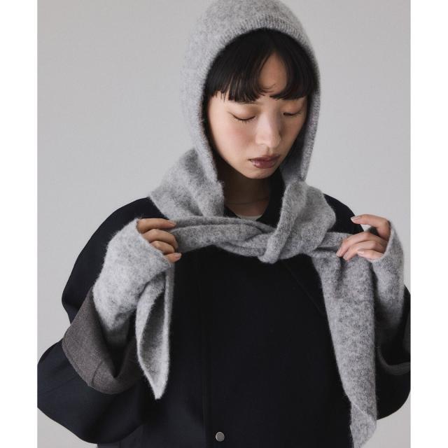アダムエロペ（ADAM ET ROPE’）/BASOLマフラーニットキャップ＆アームウォーマー