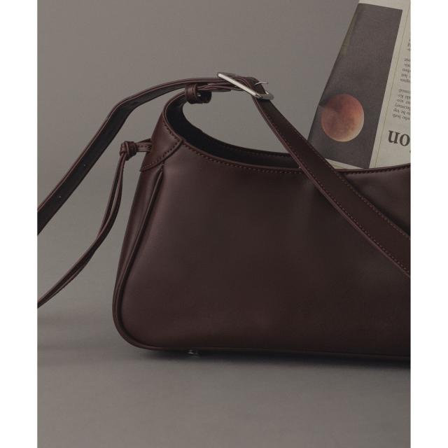 アダムエロペ（ADAM ET ROPE’）/【サステナブル】サイドコードショルダーバッグ