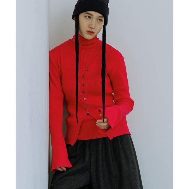 アダムエロペ（ADAM ET ROPE’）/【WEB限定】エコベロVネックカーディガン