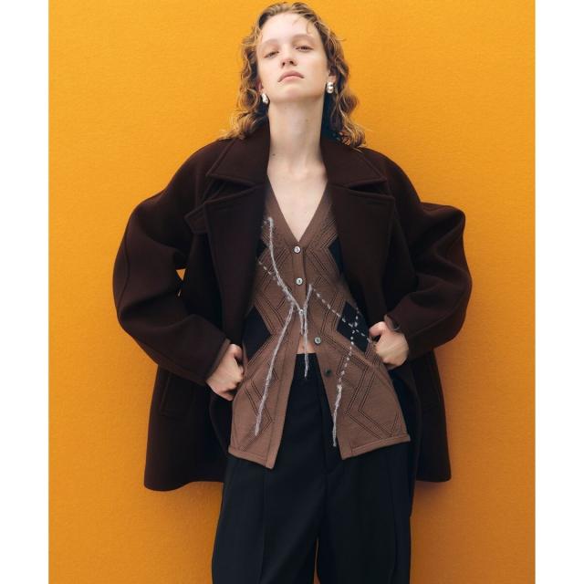 アダムエロペ（ADAM ET ROPE'）/ウールボンディングミドルコートの通販