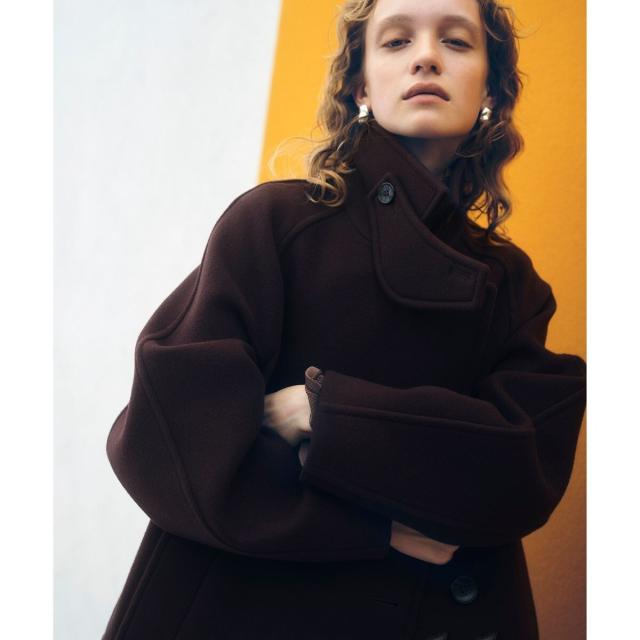 アダムエロペ（ADAM ET ROPE'）/ウールボンディングミドルコートの通販