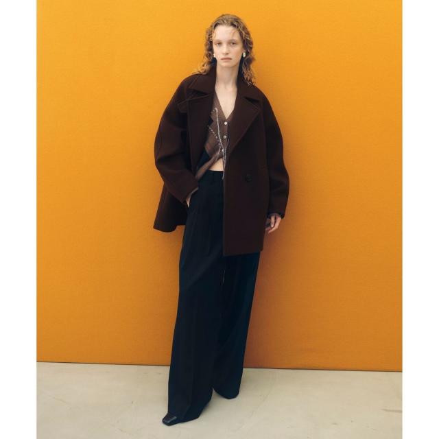 .*︎様 アダムエロペ　ウールボンディングミドルコート　キャメル ウールボンディングミドルコート｜ADAM ET ROPE' FEMME アダム エ ロペ