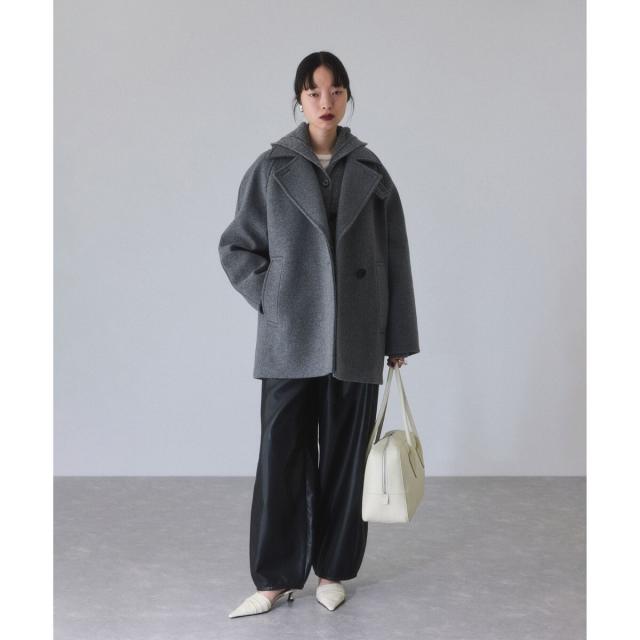 アダムエロペ（ADAM ET ROPE'）/ウールボンディングミドルコートの通販