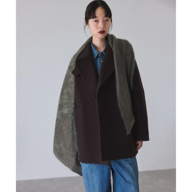 アダムエロペ（ADAM ET ROPE'）/ウールボンディングミドルコートの通販