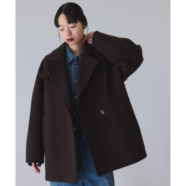 アダムエロペ（ADAM ET ROPE'）/ウールボンディングミドルコートの通販