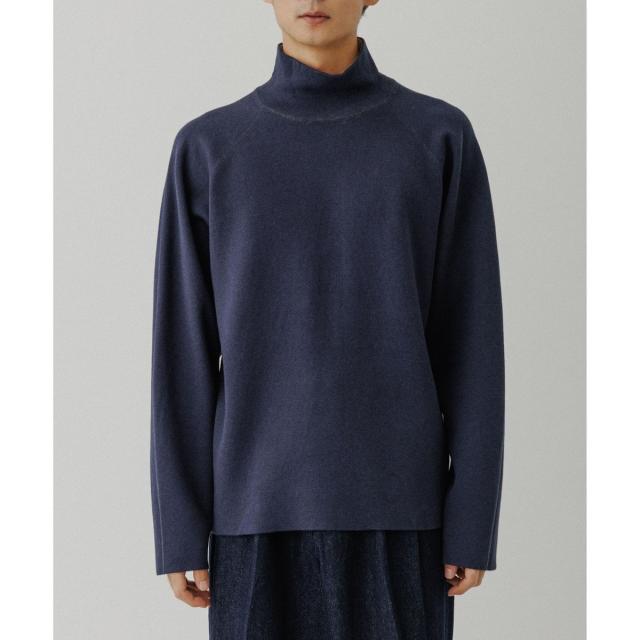 アダムエロペ（ADAM ET ROPE’）/《リバーシブル》カシミヤブレンド オフタートルニット