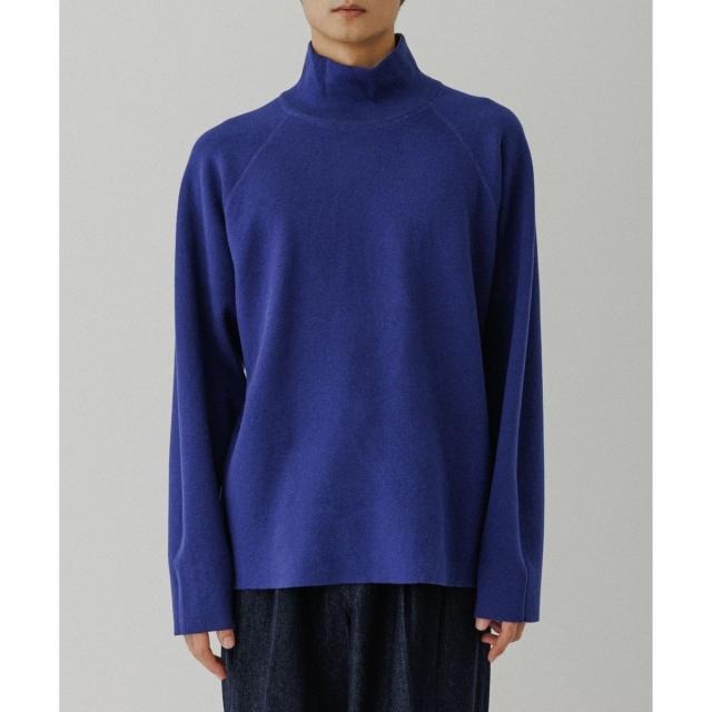 アダムエロペ（ADAM ET ROPE’）/《リバーシブル》カシミヤブレンド オフタートルニット