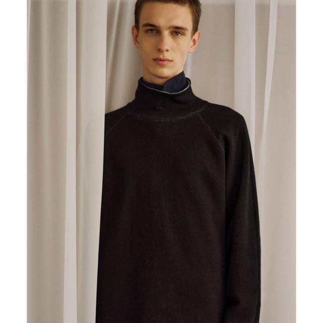 アダムエロペ（ADAM ET ROPE’）/《リバーシブル》カシミヤブレンド オフタートルニット