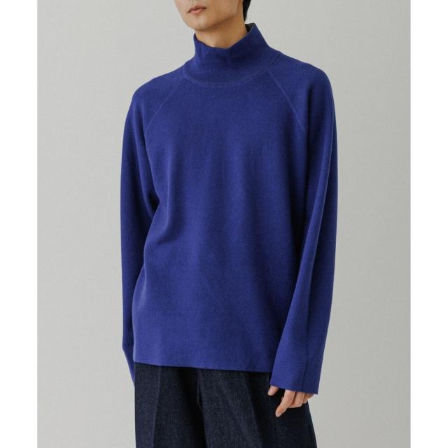 アダムエロペ（ADAM ET ROPE’）/《リバーシブル》カシミヤブレンド オフタートルニット