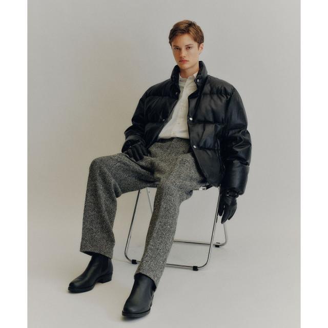 アダムエロペ（ADAM ET ROPE’）/《別注》【AVIREX for ADAM ET ROPE’】レザーダウンジャケット