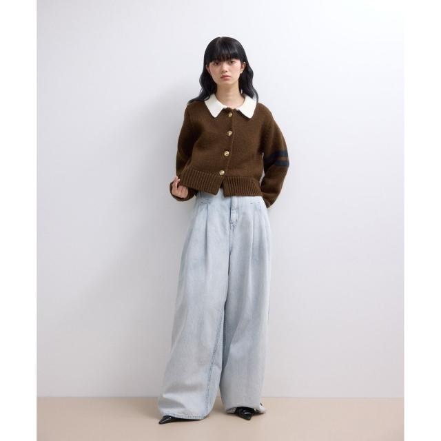 アダムエロペ（ADAM ET ROPE'）/【WEB限定】ポロニットカーディガンの